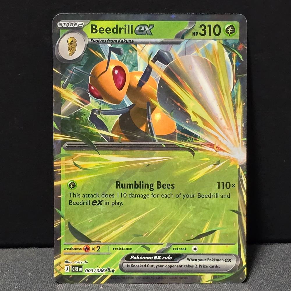 pokemon card beedrill ex Chaos Rising - 003/086 - Double Rare Options:170 - Double Masters (2XM) Lightning[x2] [1] Double Scrapper Discard Charmander - EX FireRed