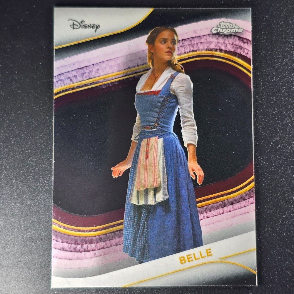 2025 Topps® Chrome Disney Base Card Belle Live Action #129
