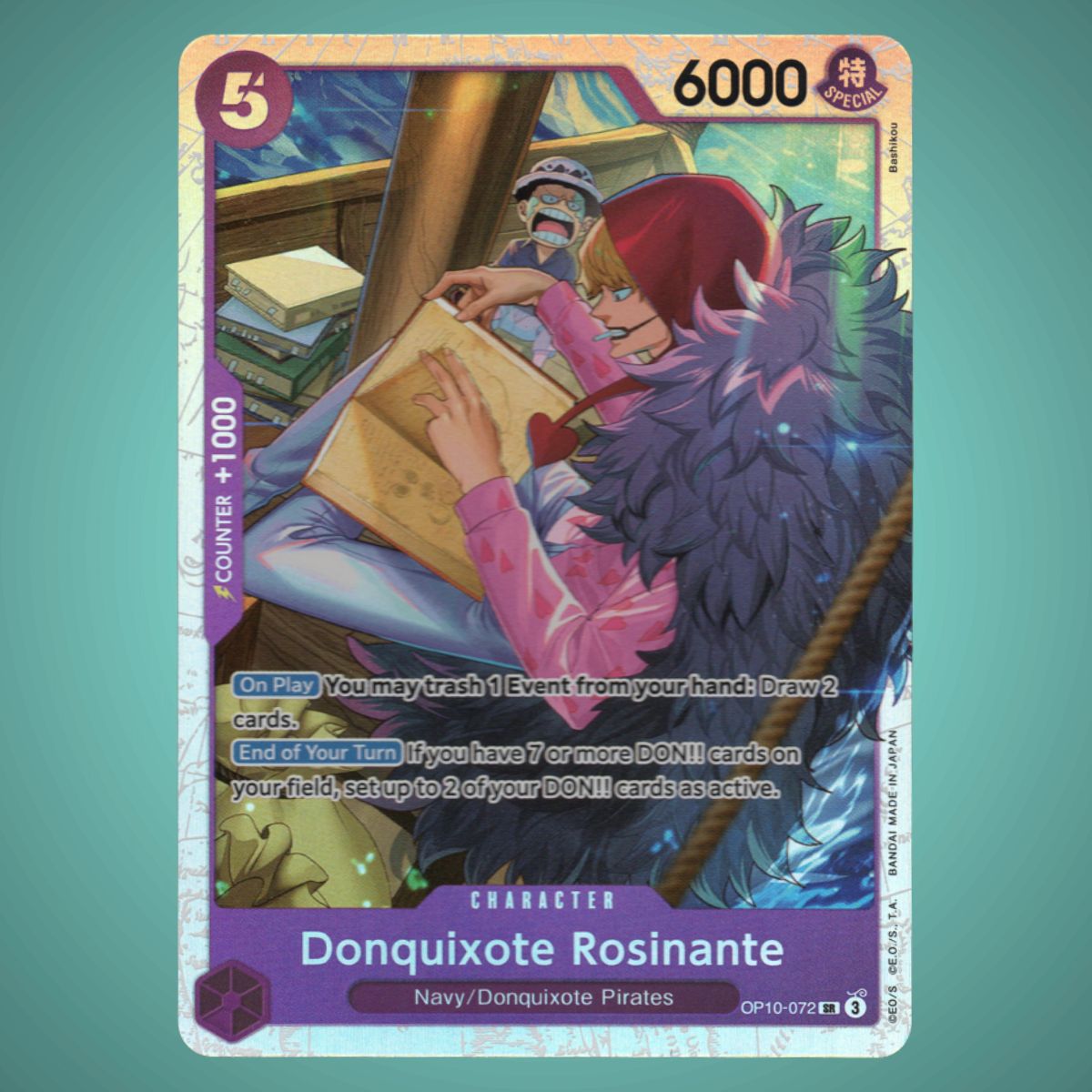 OP10-072 – Donquixote Rosinante – Super Rare – One Piece TCG