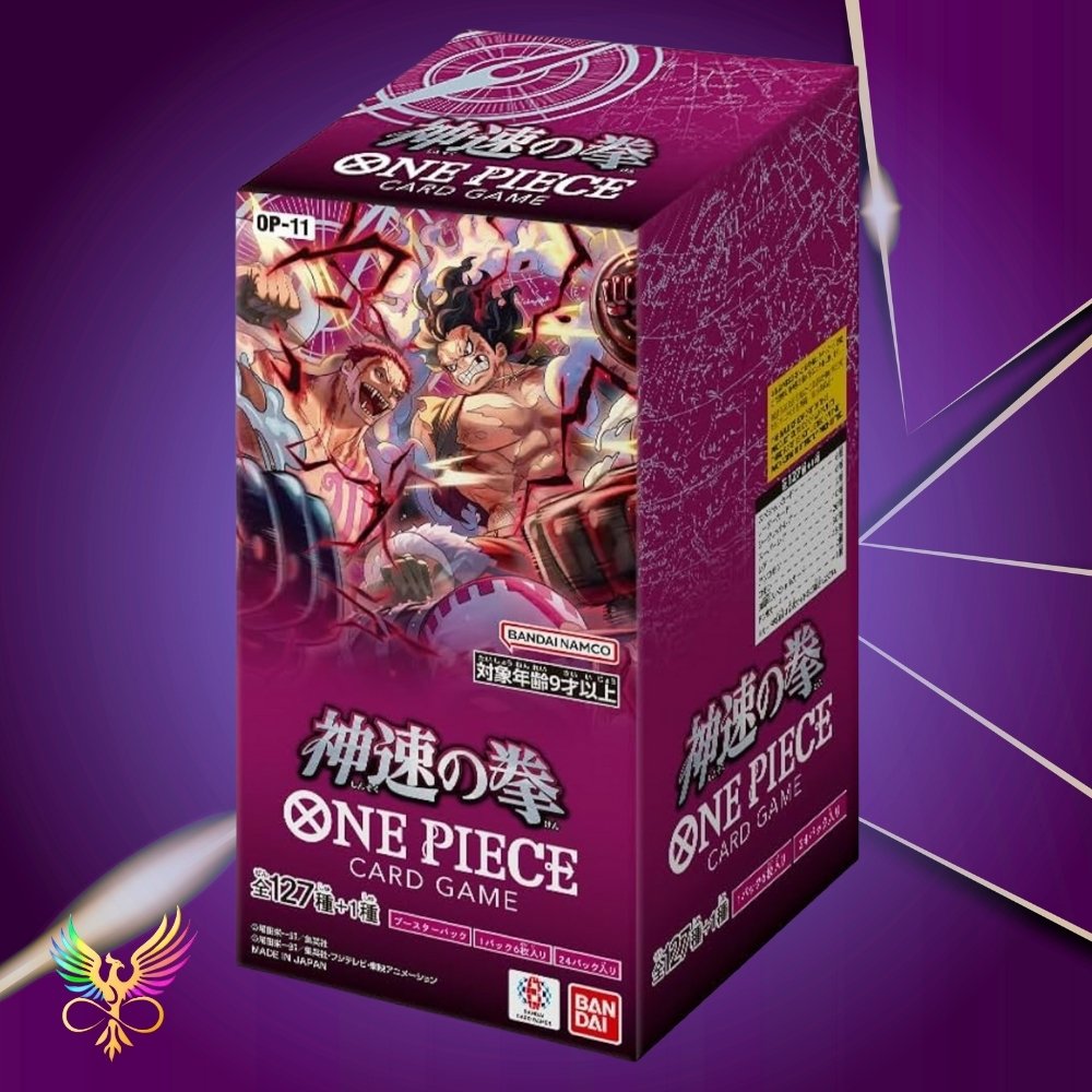 One Piece Card Game OP-11 "Fist Of Divine Speed" Booster Box - English -  Bandai 2025