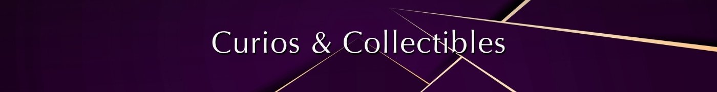 Curios and Collectibles Category Banner