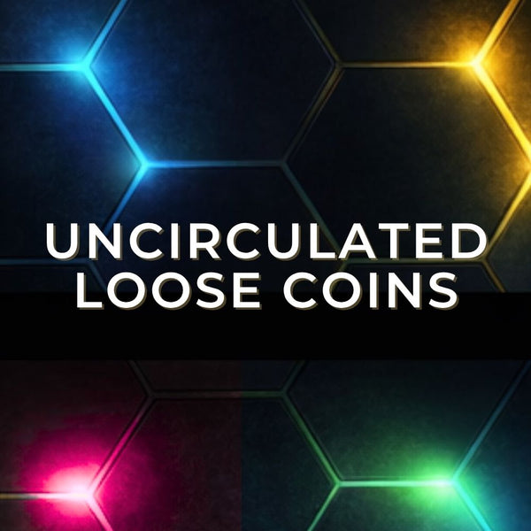 Uncirculated 5c 10c 20c 50c $1 $2 loose coins category banner
