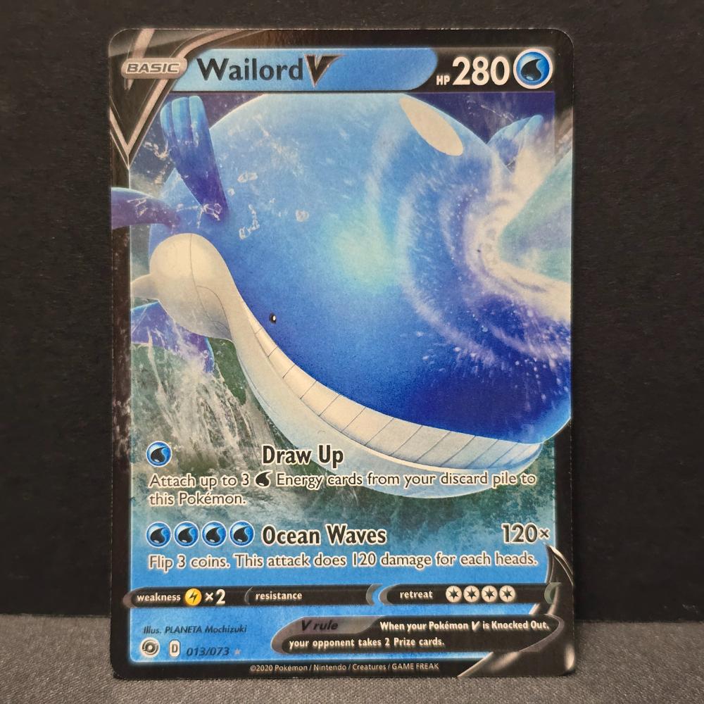 Champion's Path - 013/073 - Wailord V - Ultra Rare - English Pokémon TCG