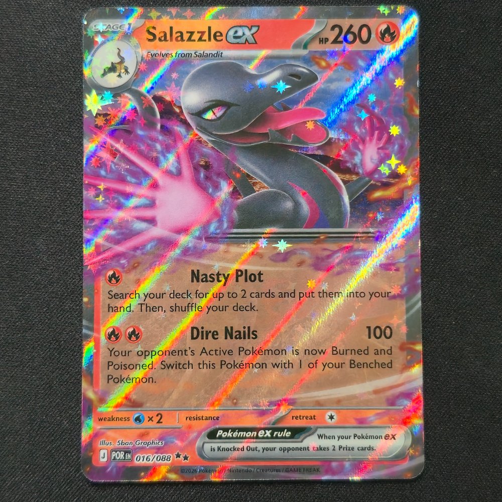 Perfect Order - 016/088 - Salazzle EX - Double Rare - English Pokémon TCG