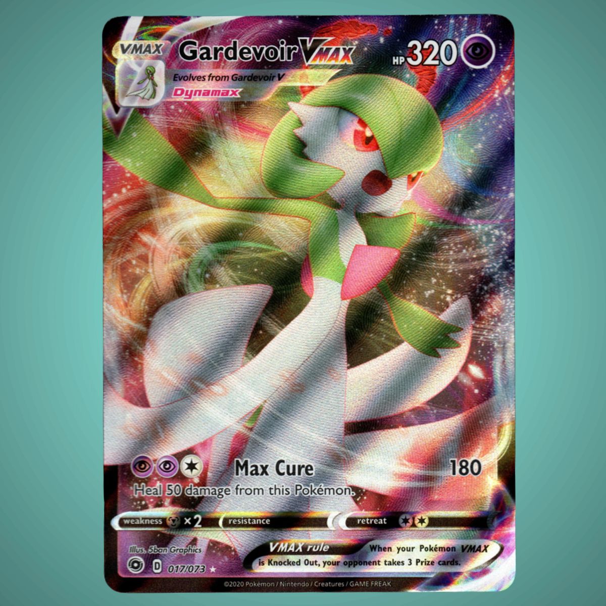 Champions Path  - 017/073 - Gardevoir Vmax - Ultra Rare - English Pokémon TCG