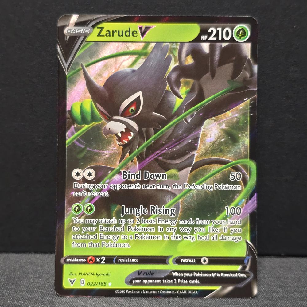 Vivid Voltage - 022/185 - Zarude V - Ultra Rare - English Pokémon TCG