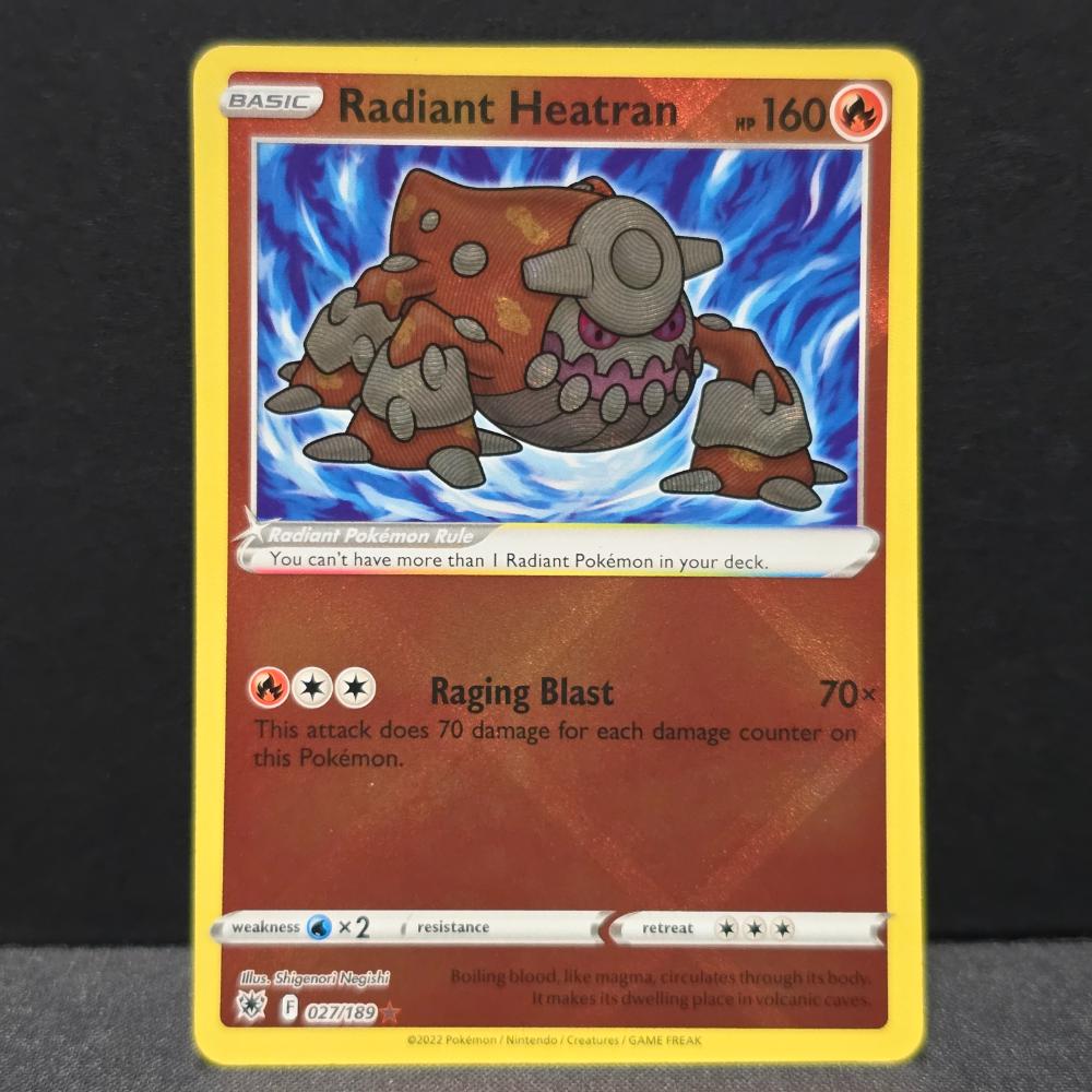 Astral Radiance - 027/189 - Radiant Heatran - Radiant Rare - English Pokémon TCG