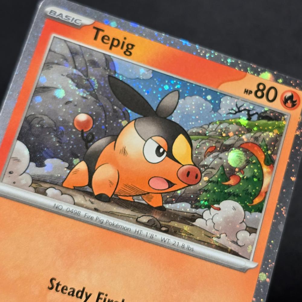 Ascended Heroes Promo - 029/217 - Tepig – Cosmo Holo English Pokémon TCG