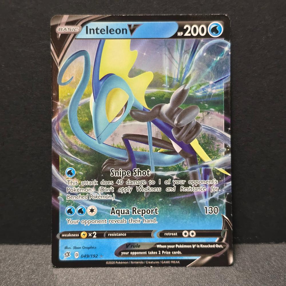 Rebel Clash - 049/192 - Inteleon V - Ultra Rare - English Pokémon TCG