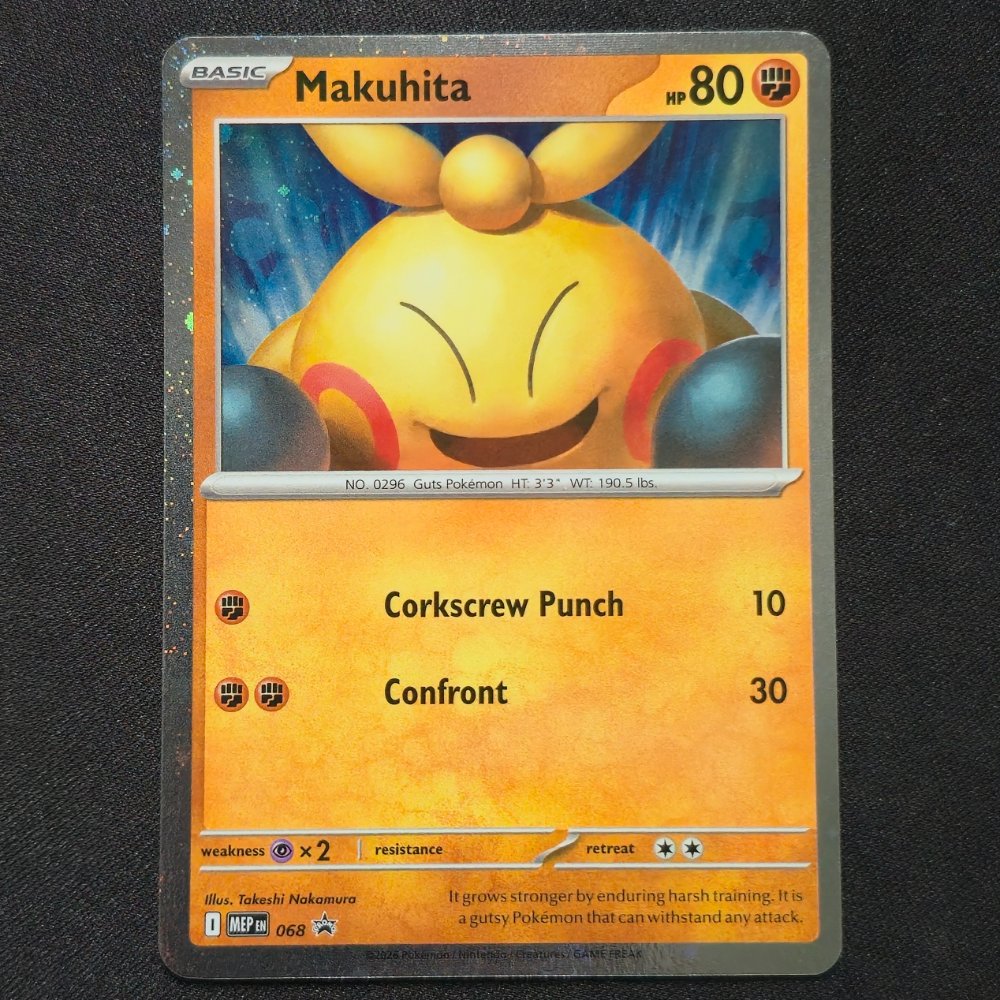 Perfect Order - 068 - Makuhita – Black Star Promo - English Pokémon TCG
