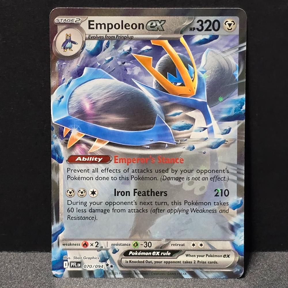 Phantasmal Flames - 070/094 - Empoleon EX - Double Rare – English Pokémon TCG