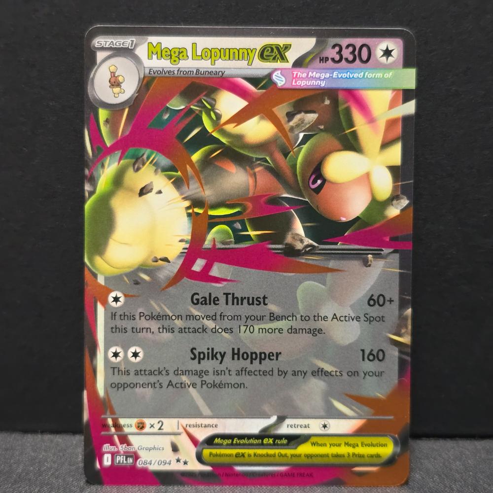 Phantasmal Flames - 084/094 - Mega Lopunny EX - Double Rare – English Pokémon TCG
