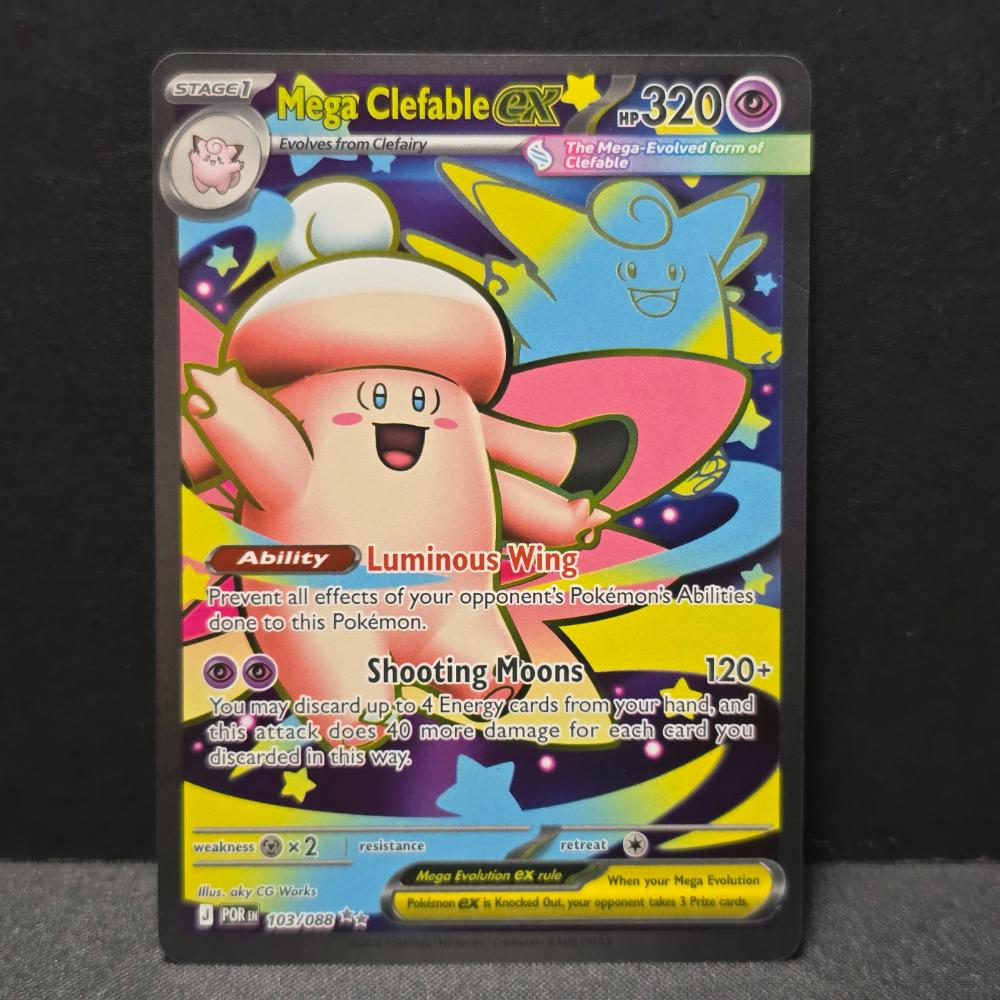 Perfect Order - 103/088 - Mega Clefable EX - [Full Art] Ultra Rare – English Pokémon TCG
