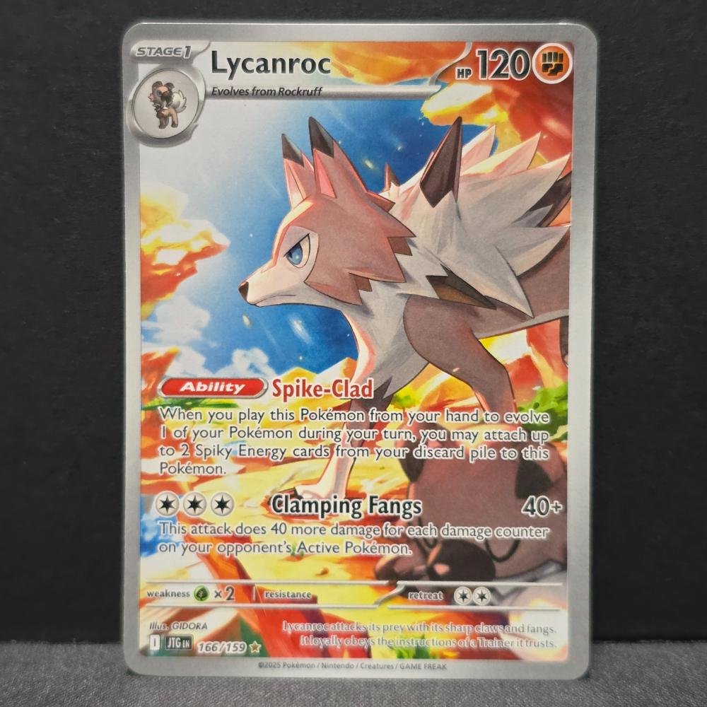 Journey Together - 166/159 - Lycanroc - Illustration Rare – English Pokémon TCG