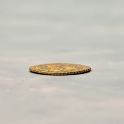 1762 Quarter Guinea good Very Fine bent cleaned. One Year Type. United Kingdom. Rare Gold Coin. KM# 592, Sp# 3741
