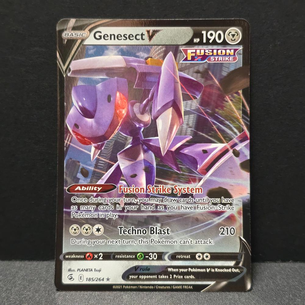 Fusion Strike - 185/264 - Genesect V - Ultra Rare - English Pokémon TCG