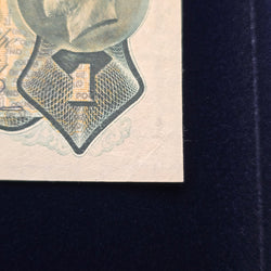 1927 One Pound Riddle Heathershaw Paper Banknote VF corner fold front