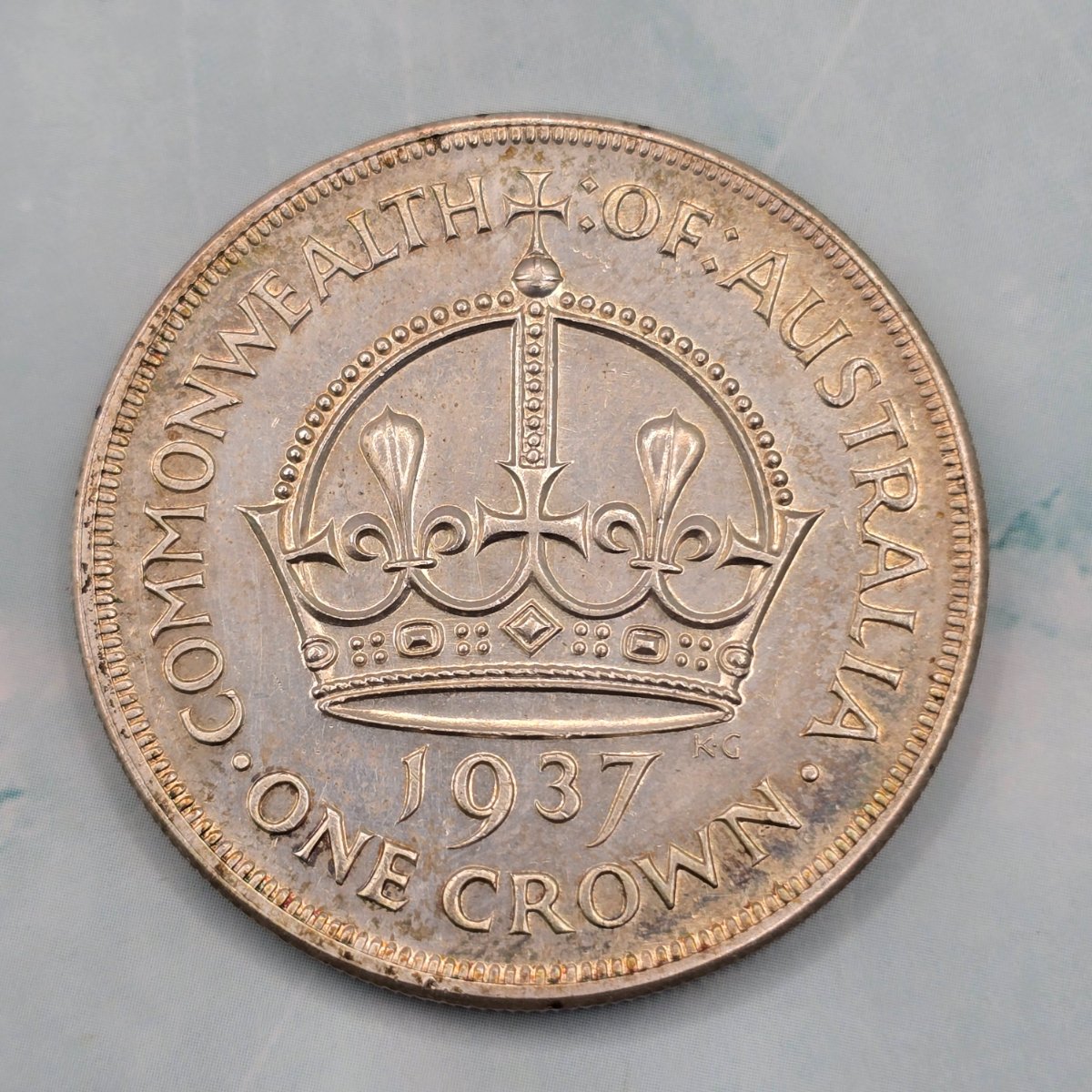 1937 Australian Silver Crown B - reverse