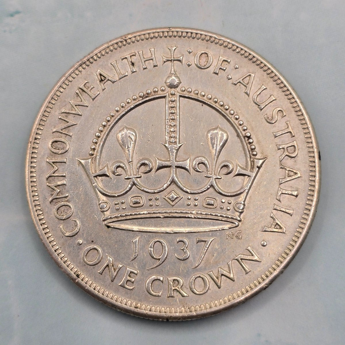 1937 Australian Silver Crown - D reverse
