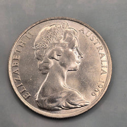 1966 50c Silver Round in EF or better condition - B obverse