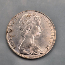 1966 50c Silver Round in EF or better condition - C obverse