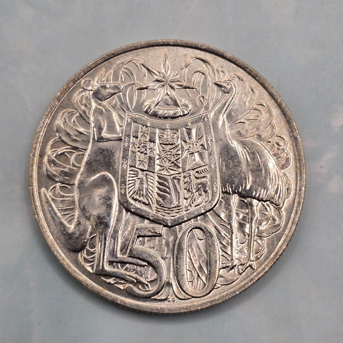 1966 50c Silver Round in VF or better condition - A reverse