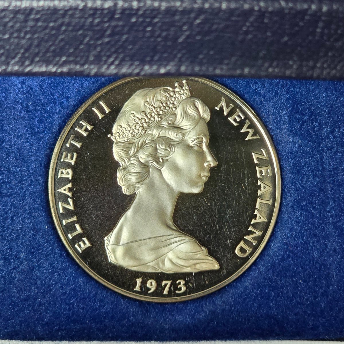 1973 New Zealand $1 Copper Nickel Proof