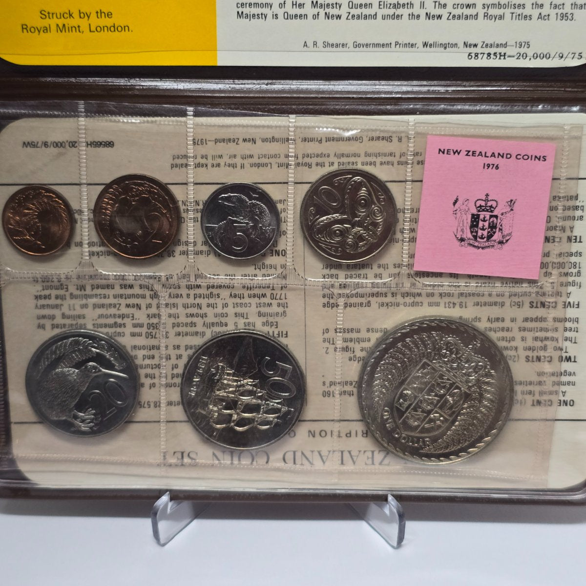 1976 New Zealand Ordinary Uncirculated Set