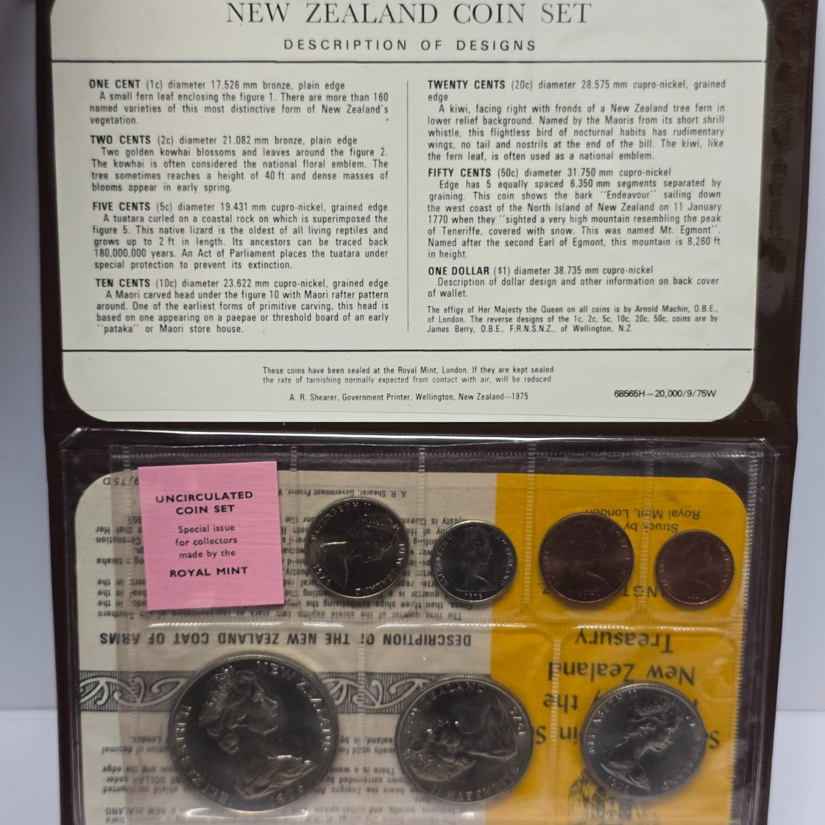 1976 New Zealand Ordinary Uncirculated Set