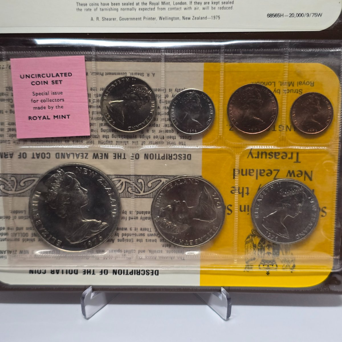 1976 New Zealand Ordinary Uncirculated Set