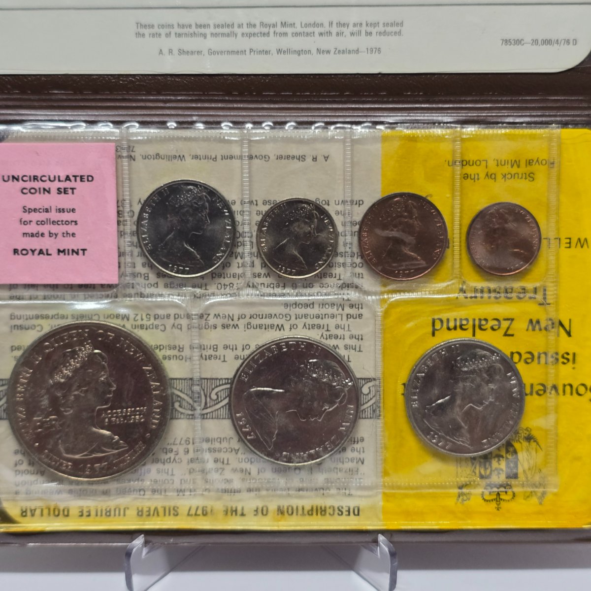 1977 New Zealand Ordinary Uncirculated Set