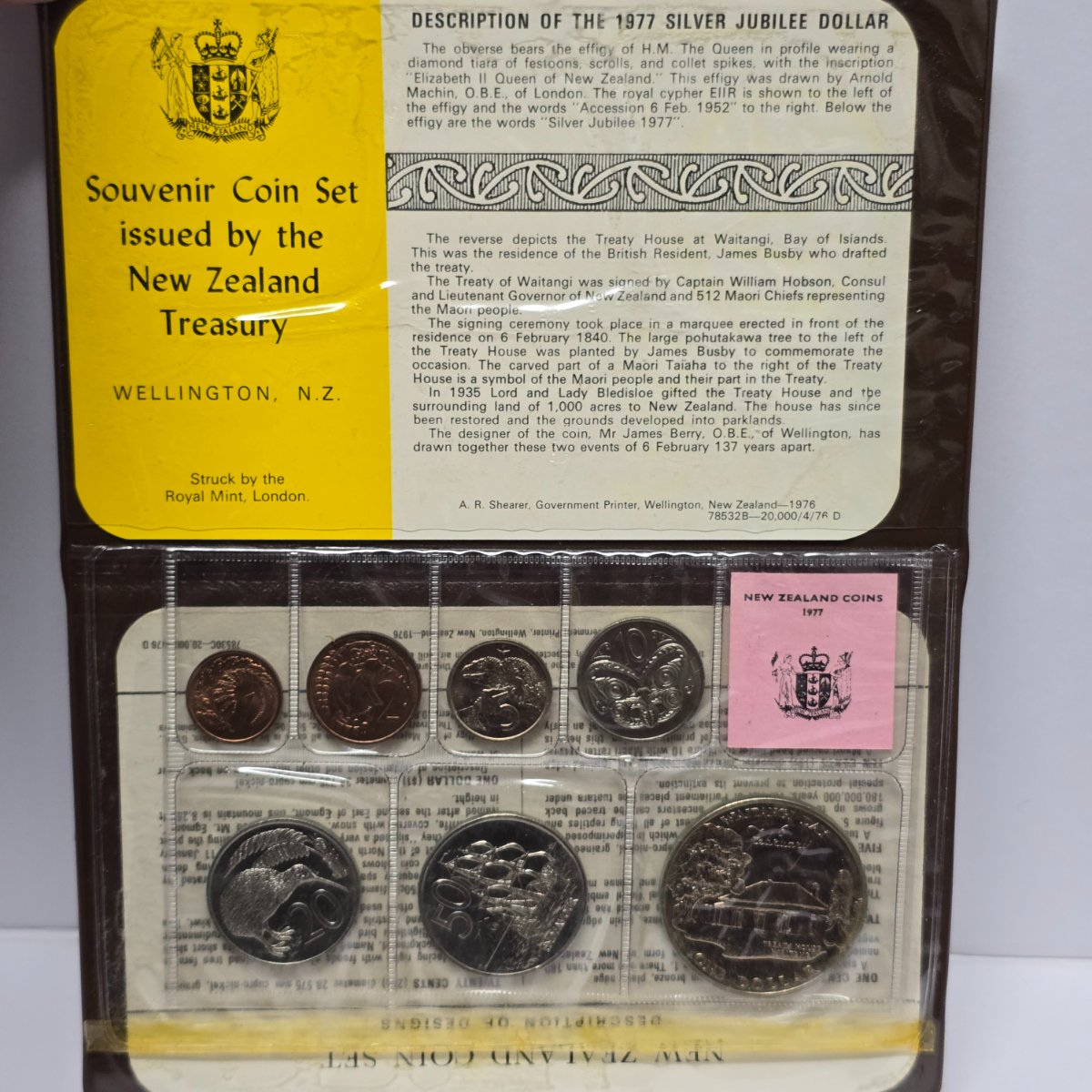 1977 New Zealand Ordinary Uncirculated Set