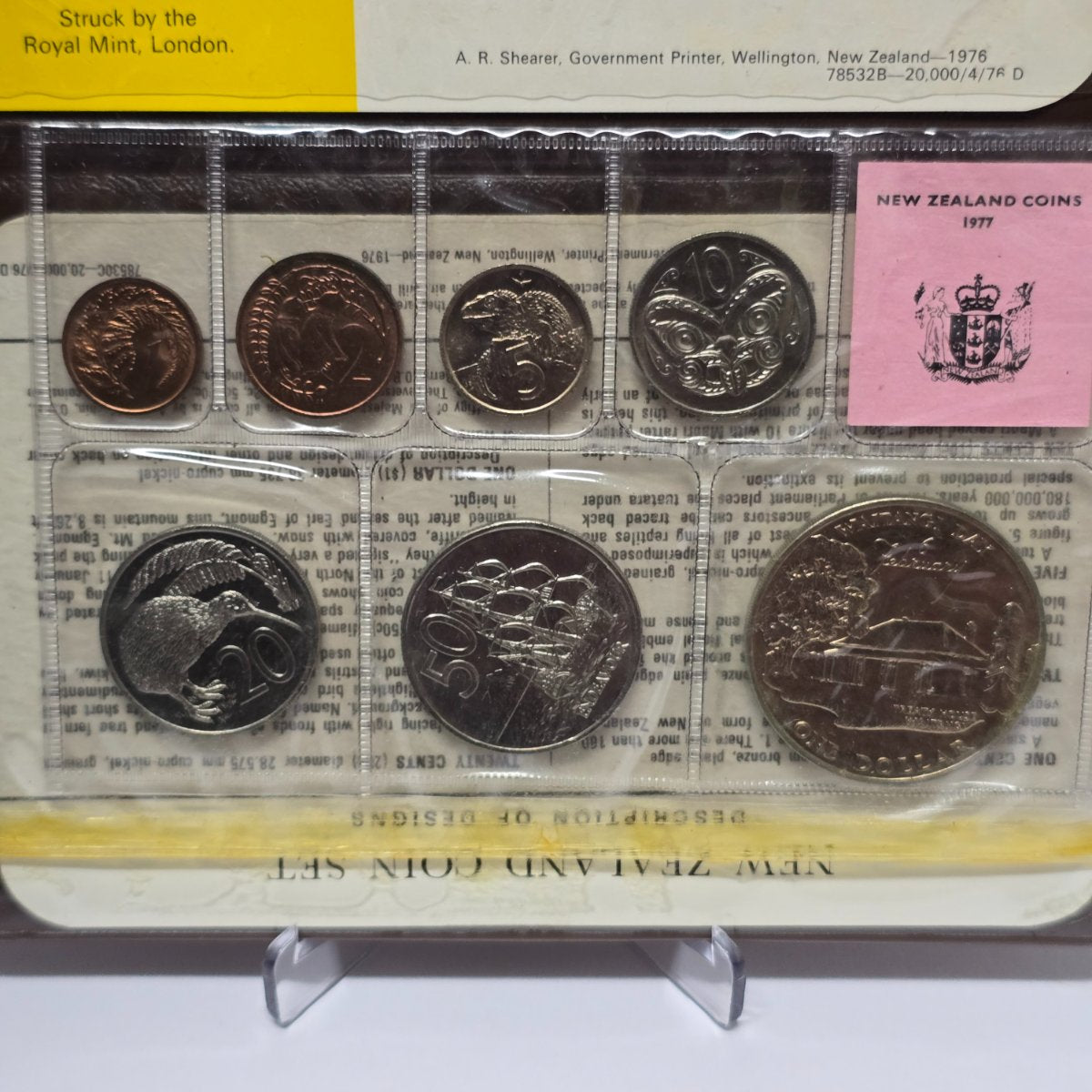 1977 New Zealand Ordinary Uncirculated Set