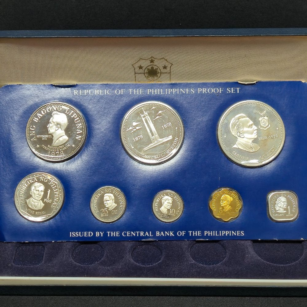 1978 Coinage of the Philippines Eight Coin Proof Set