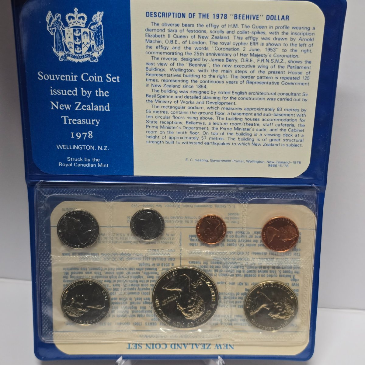 1978 New Zealand Ordinary Uncirculated Set