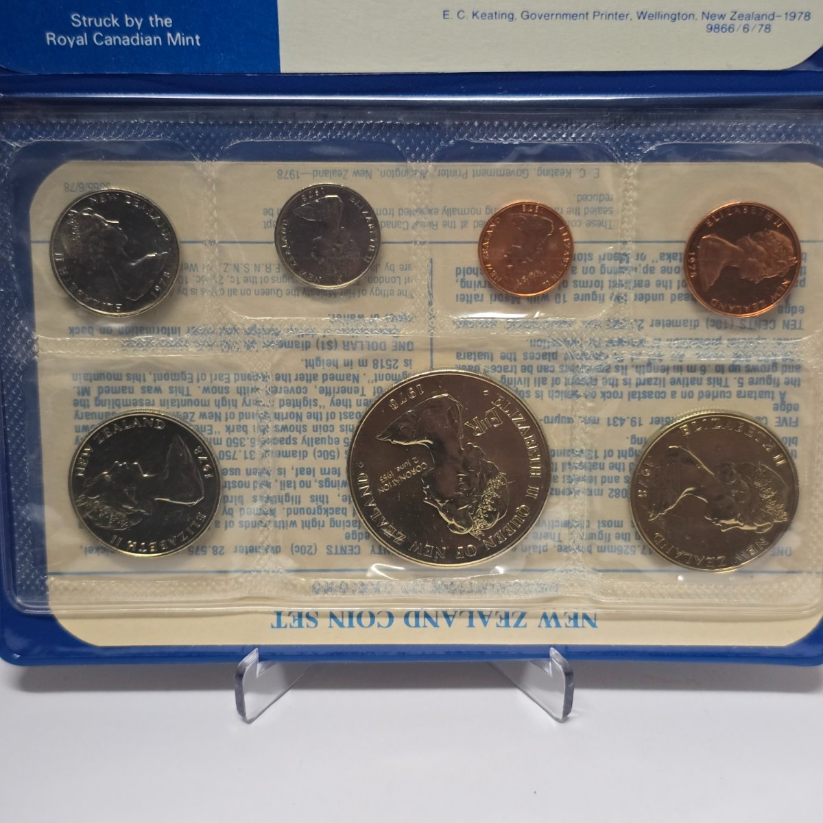 1978 New Zealand Ordinary Uncirculated Set