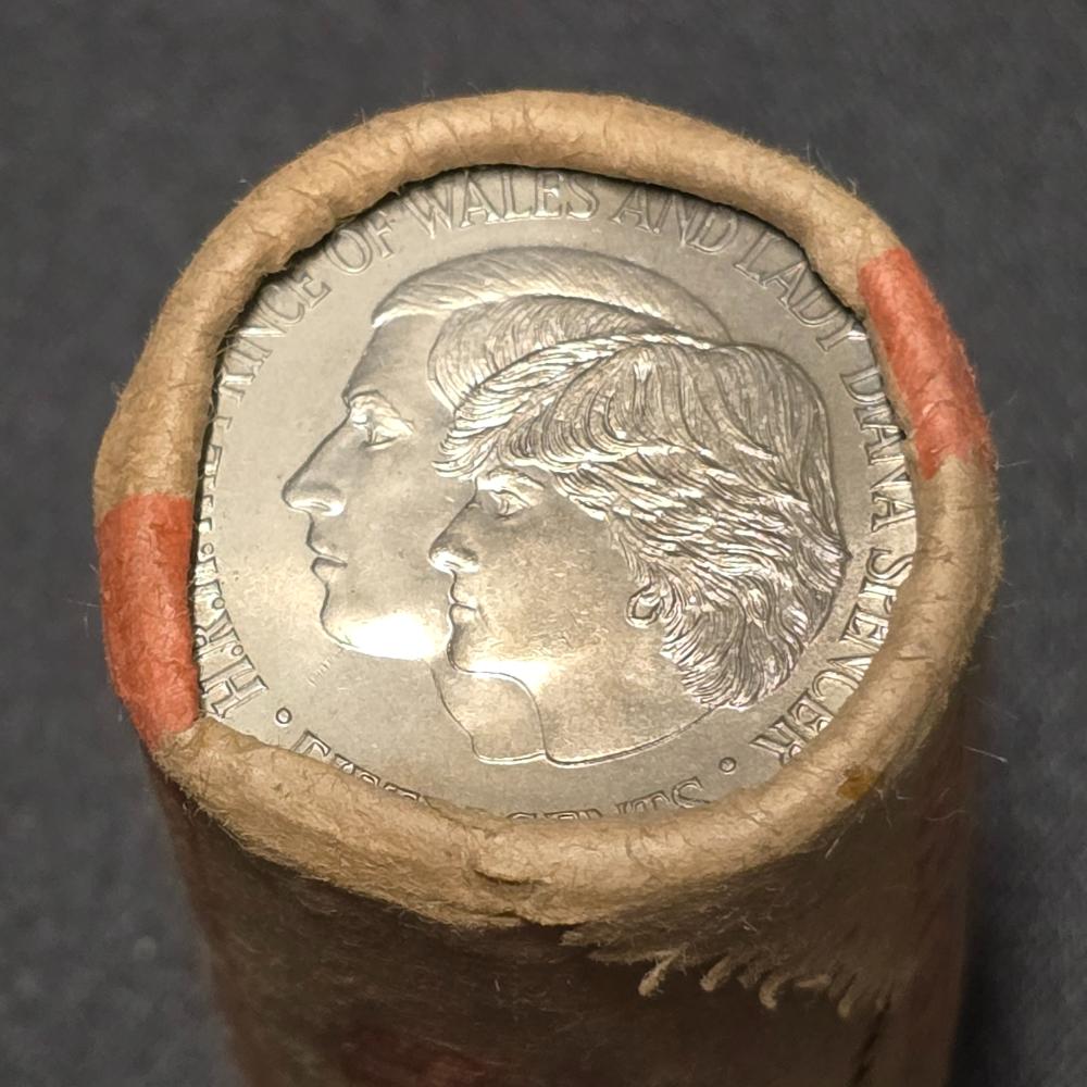 1981 50c Royal Wedding of Prince Charles & Lady Diana Reserve Bank of Australia Roll