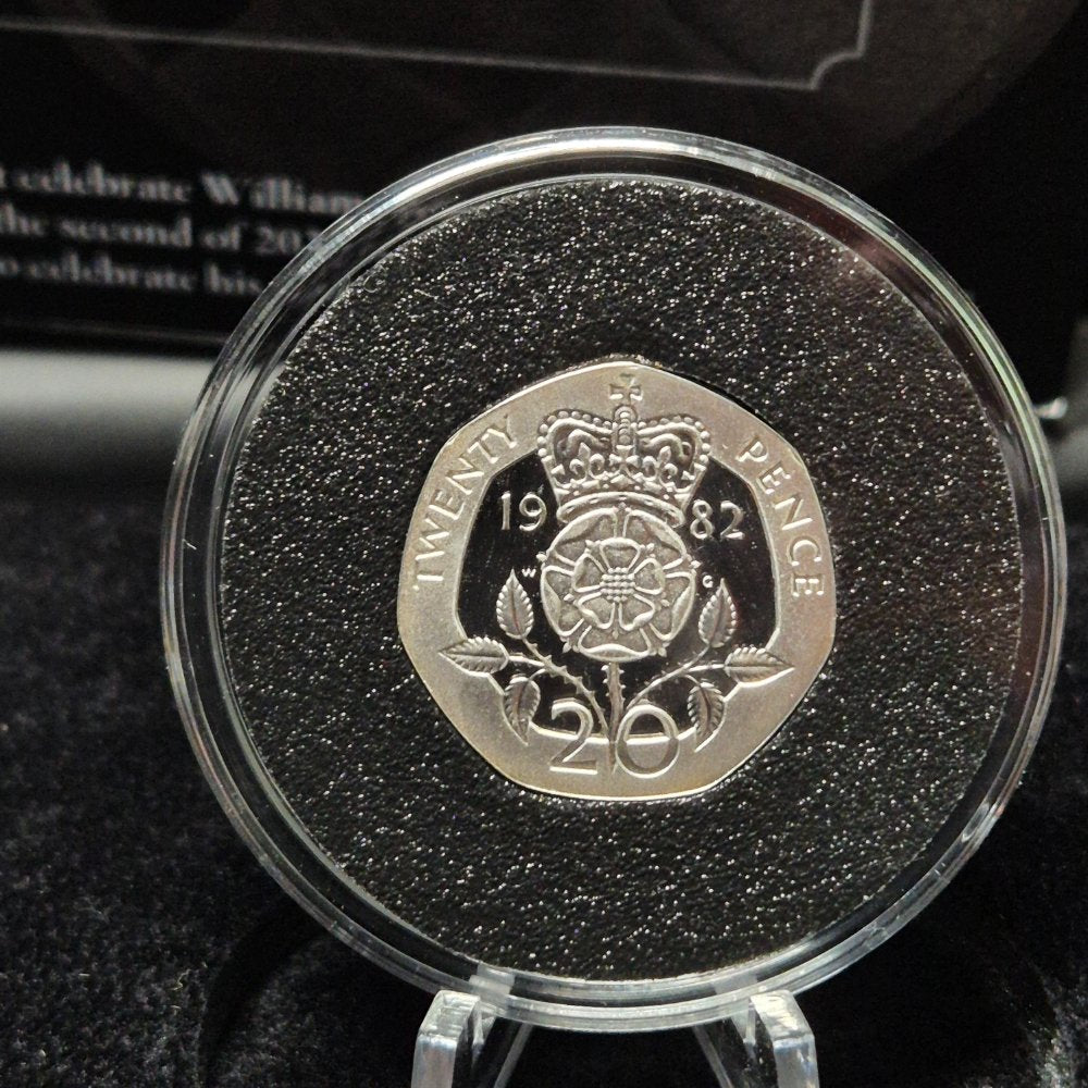 1982-2022 UK Prince William Celebration Coin Pair