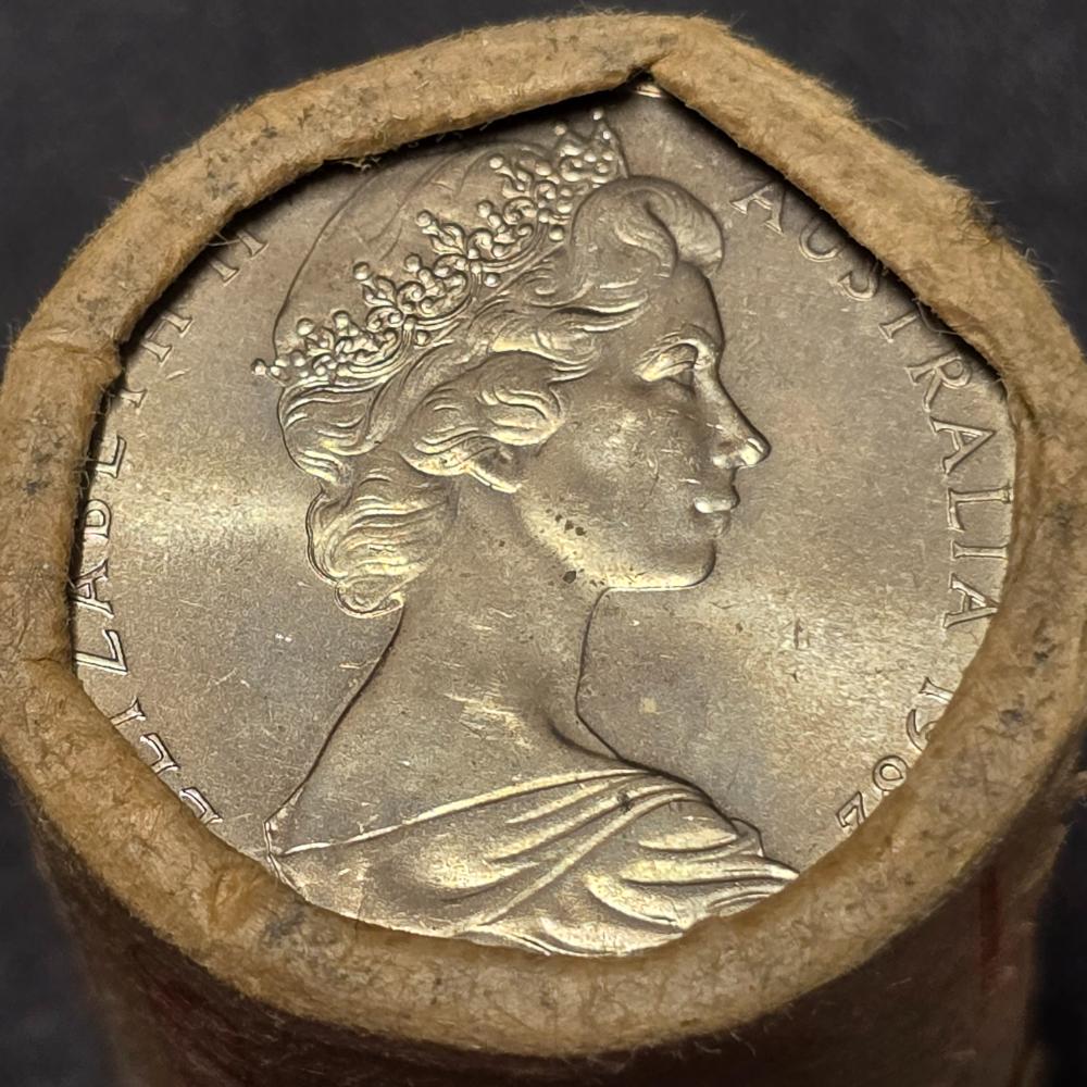 1982 50c Brisbane XII Commonwealth Games Royal Australian Mint Roll