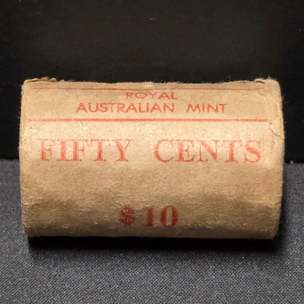 1982 50c Brisbane XII Commonwealth Games Royal Australian Mint Roll