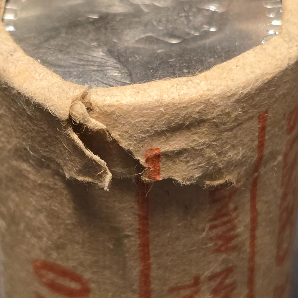 1982 50c Brisbane XII Commonwealth Games Royal Australian Mint Roll (torn wrapper)