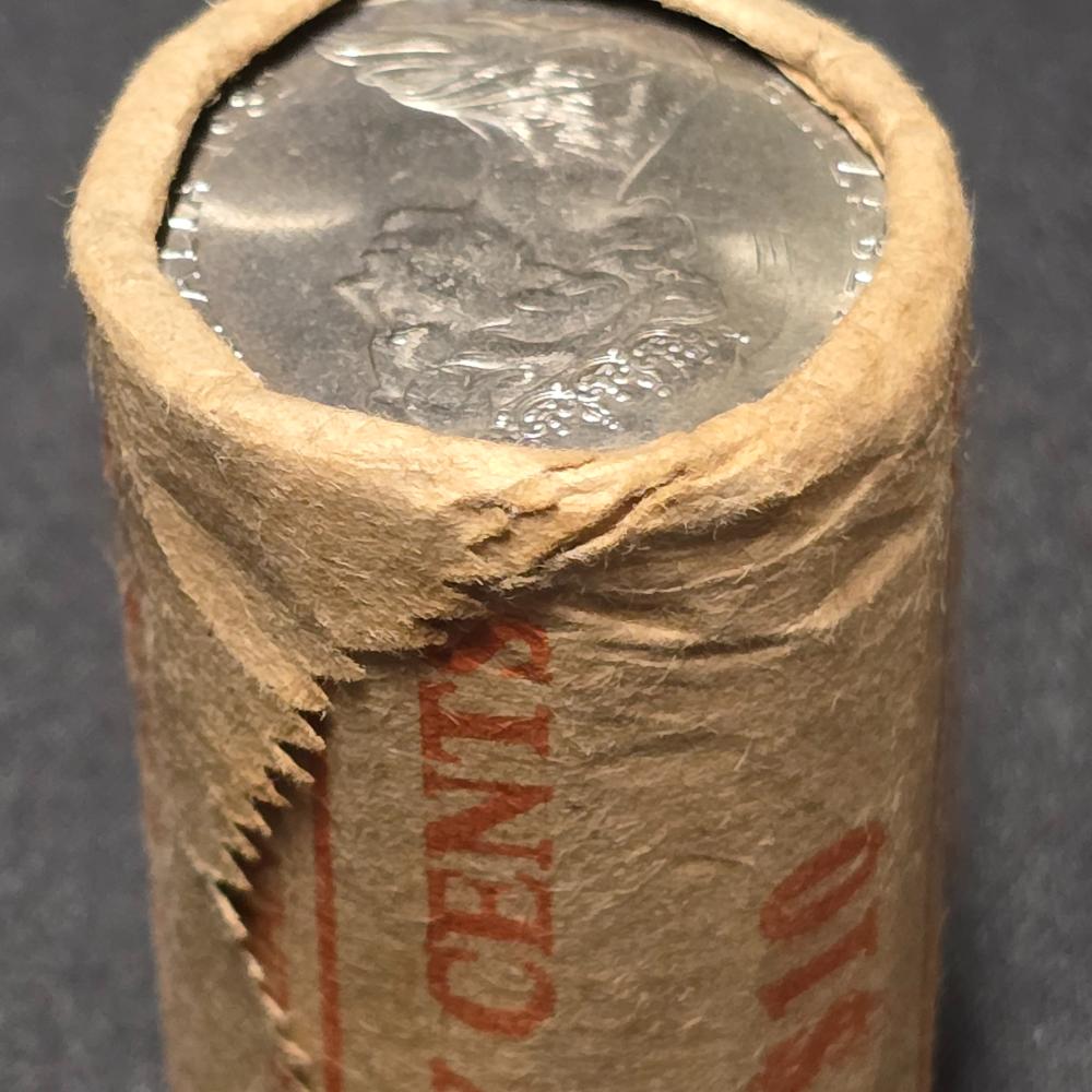 1982 50c Brisbane XII Commonwealth Games Royal Australian Mint Roll (torn wrapper)