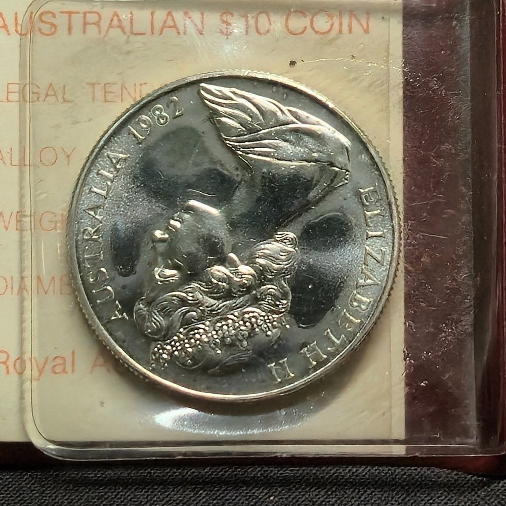 1982 $10 Brisbane Commonwealth Games XII Sterling Silver Uncirculated