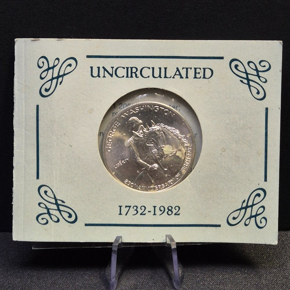 1982-D George Washington 250th Anniversary Silver Half Dollar – Brilliant Uncirculated