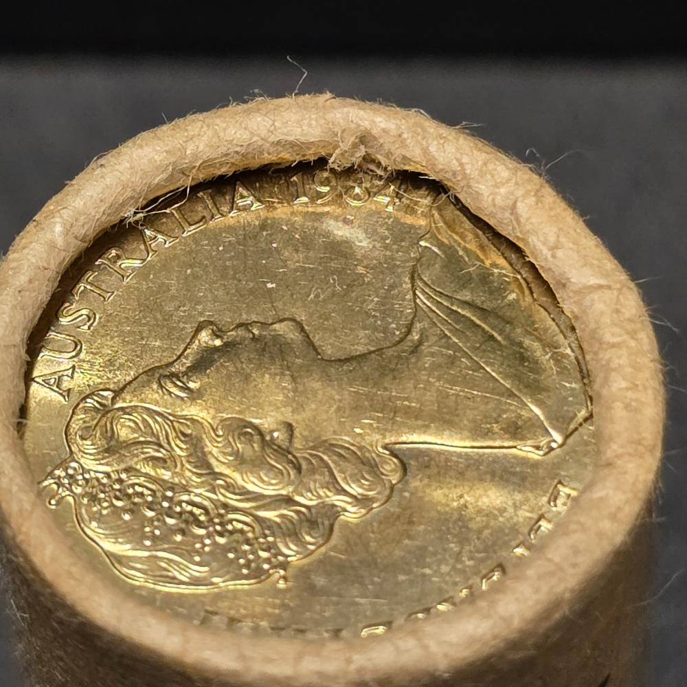 1984 $1 Royal Australian Mint Roll – Australia’s First One Dollar Coin