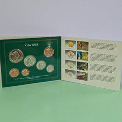 1985 Mint Set Uncirculated coin collection by the Royal Australian Mint inner page 3 and 4
