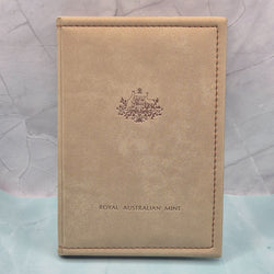 1988 Bicentennial Royal Australian Mint Eight Coin Proof Set with Commemorative Design $1 and 50c reverse - front of set