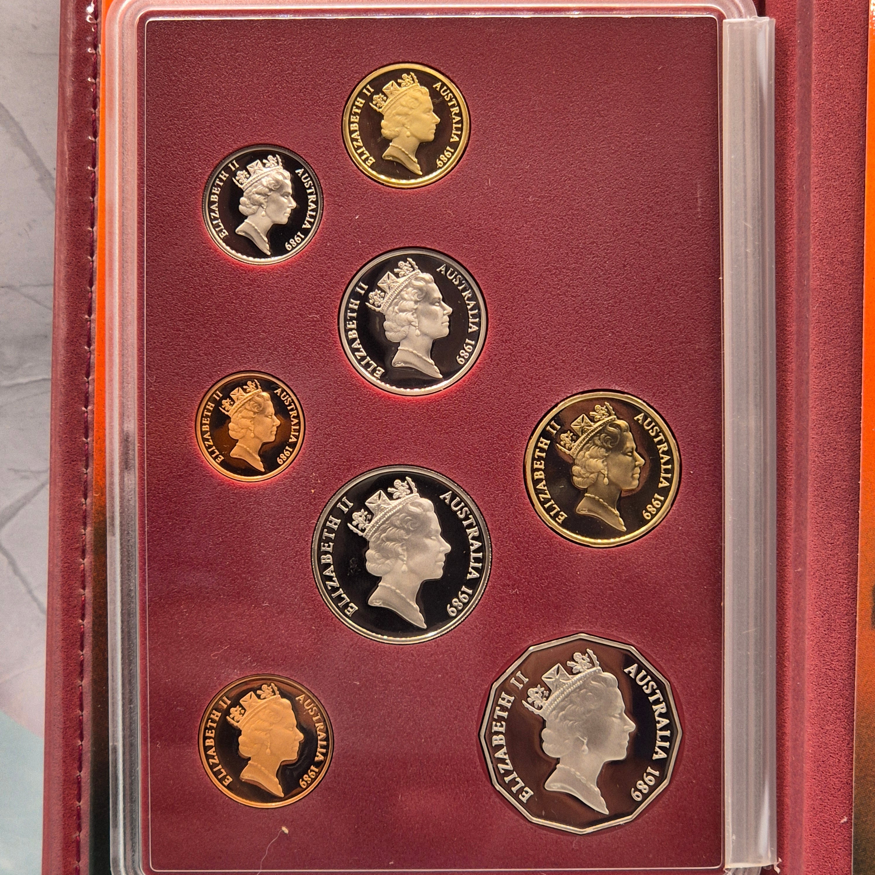 1989 Royal Australian Mint Eight Coin Proof Set