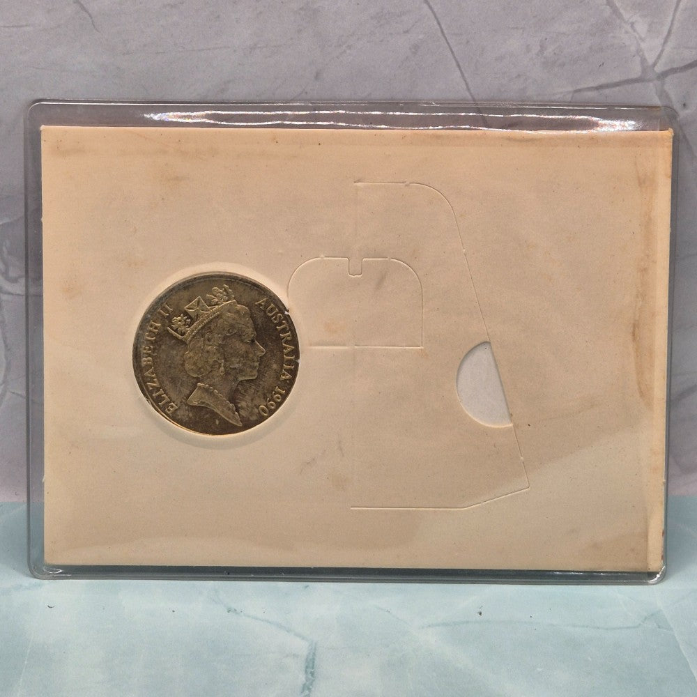 Anzac 75th anniversary $5 commemorative coin by the Royal Australian Mint. Back