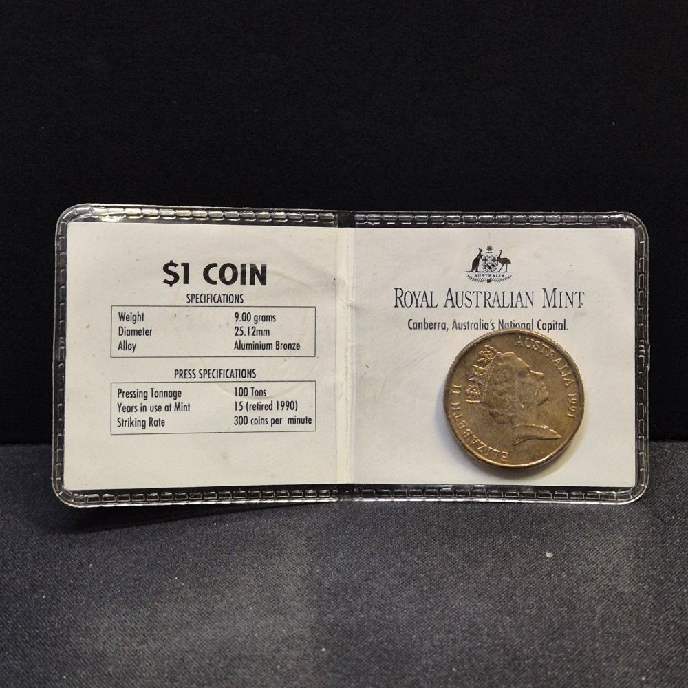 1991 $1 Mob of Roos 'Mint Your Own' Uncirculated Coin